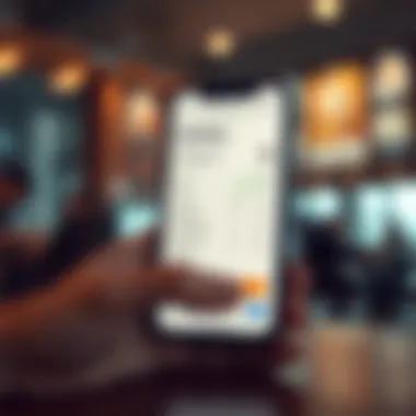 Mobile Invoicing Feature Invoicing feature on a mobile application