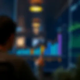 Graph illustrating customer behavior analysis