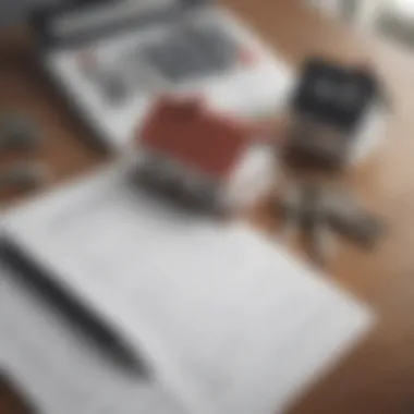 Financial Planning Essentials: Tools for Home Buyers A calculator, notepad, and house keys arranged on a table