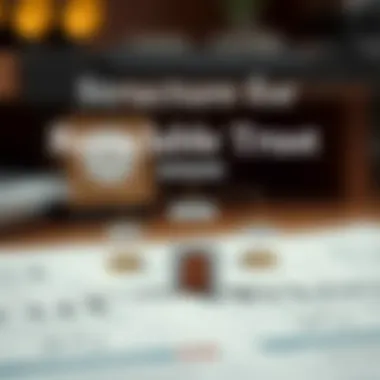 Visual representation of a revocable trust structure