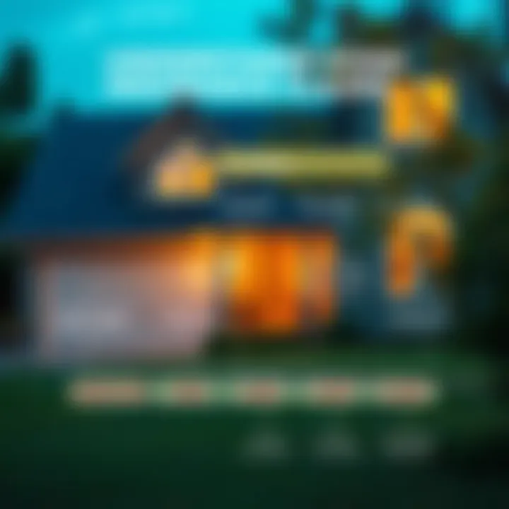 Graphic showing the claims process for home insurance