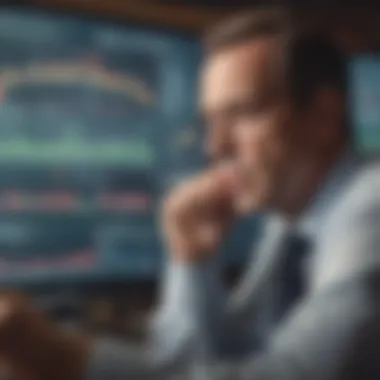 Investor Insights on Financial Data A thoughtful investor reviewing financial data