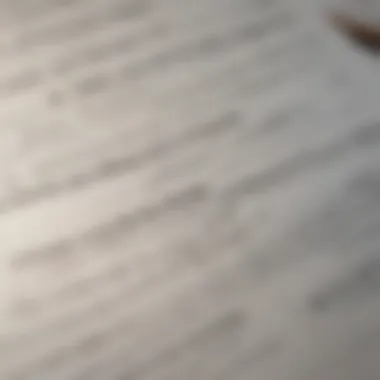 Legal Implications of Earnest Money Forms A close-up view of an earnest money form with legal text