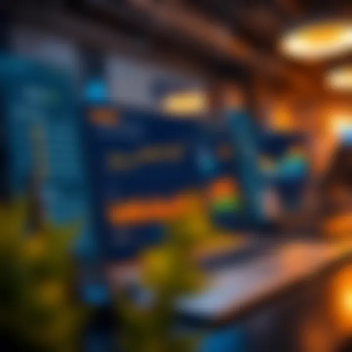 User Interface of Financial Insights Platform User-friendly interface of a financial insights platform