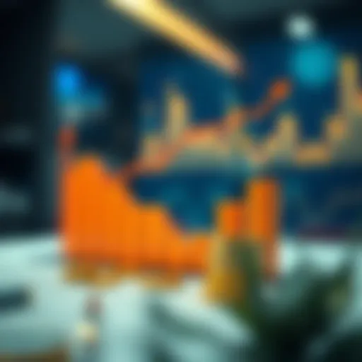 Visual Representation of Financial Growth A chart illustrating financial growth