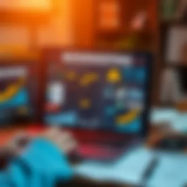 Digital Layout of Bookkeeping Concepts A detailed layout of bookkeeping concepts on a digital platform