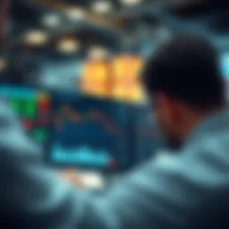 Visual representation of Level 2 data interface in Webull