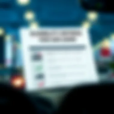 Eligibility Criteria for Car Loans Illustration of a checklist outlining eligibility criteria for car loans