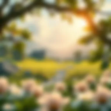 Achieving Financial Serenity A serene landscape symbolizing financial peace.