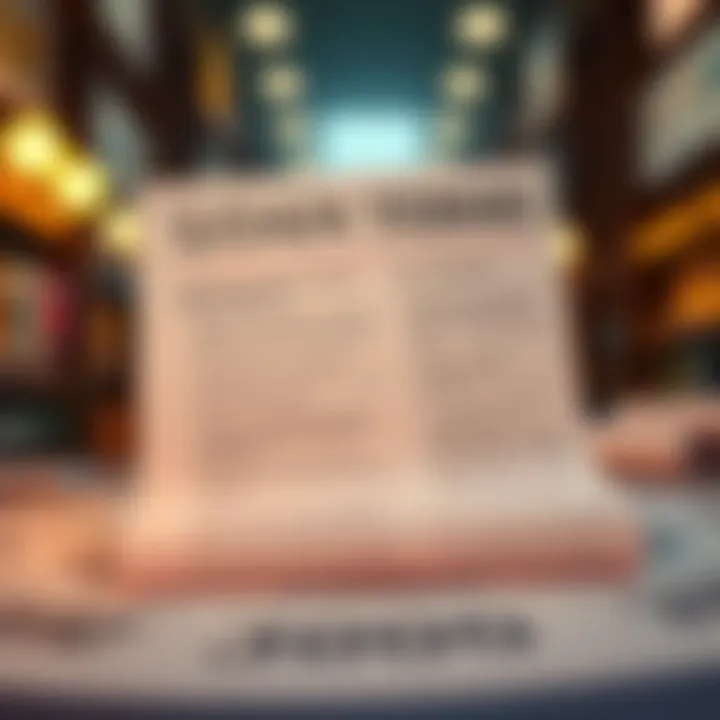 Visual representation of loan terms and conditions