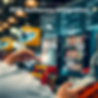 POS Software Integration Diagram illustrating POS software integration with various business systems