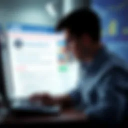 User navigating through the Social Security Administration website