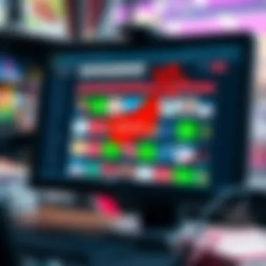 A computer screen showing an online gift card marketplace