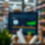 User interface of inventory management software