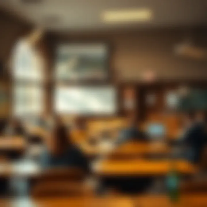 Classroom environment at Cambridge University