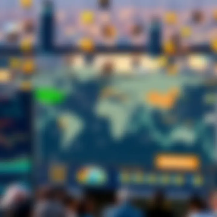 Global Market Interdependencies Map illustrating global market interdependencies among sectors