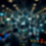 A visual representation of various industry segments interconnected