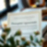 Elegant document representing a prenuptial agreement