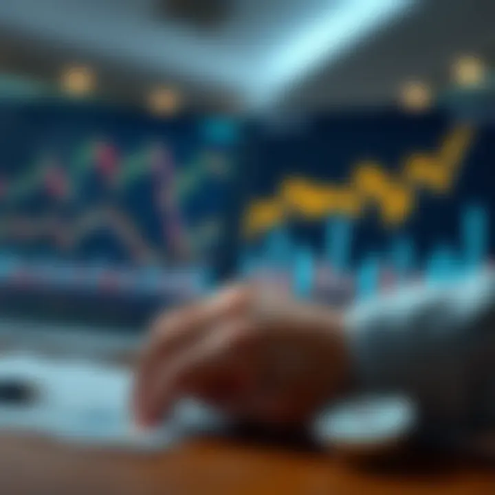 Graphs and charts illustrating financial data analysis