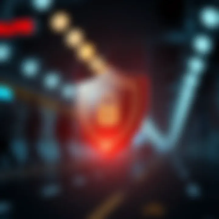 Privacy shield protecting sensitive financial information