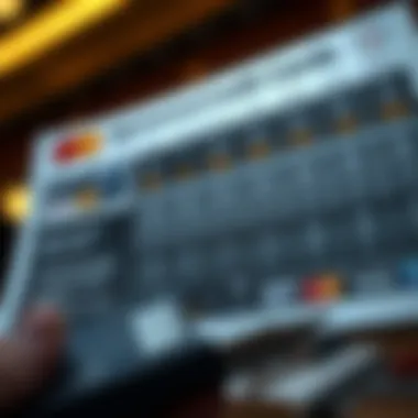 High-End Credit Card Comparison Detailed comparison chart illustrating features of various high-end credit cards