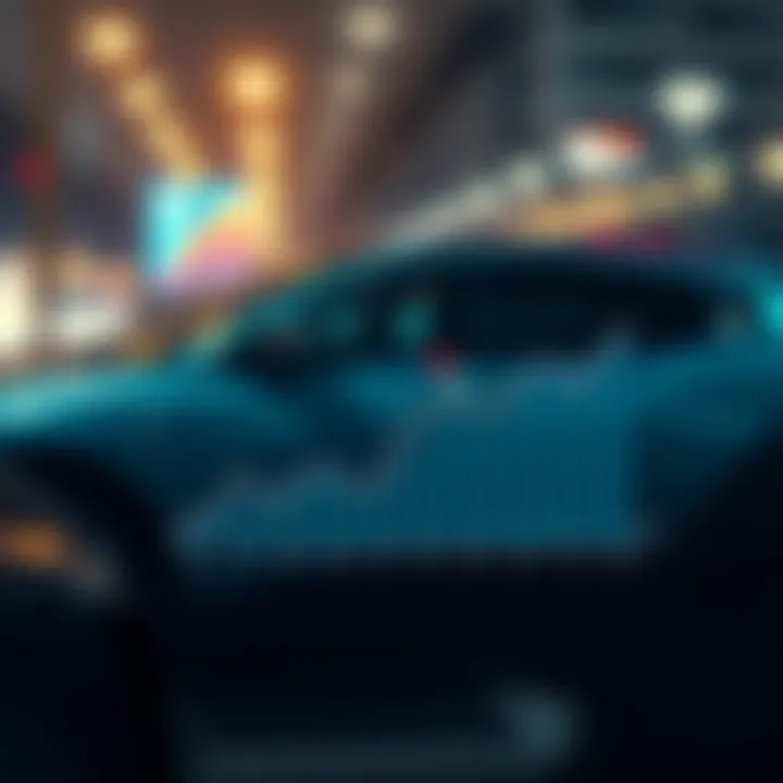 Graph showing EV market growth