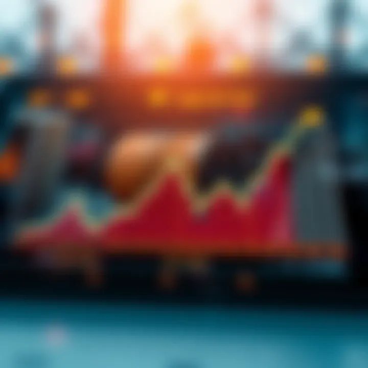 Stock Market Trends Analysis Graph illustrating stock market trends for infrastructure companies