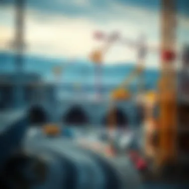 Large-Scale Infrastructure Projects Construction site showcasing large-scale infrastructure projects