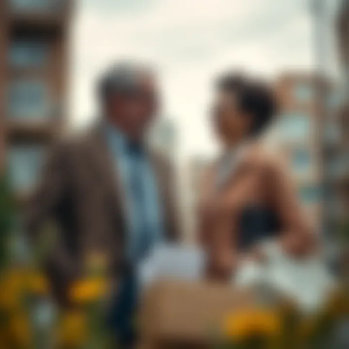 Landlord and Tenant Dynamics A visual representation of landlord-tenant relationships during a rent holiday