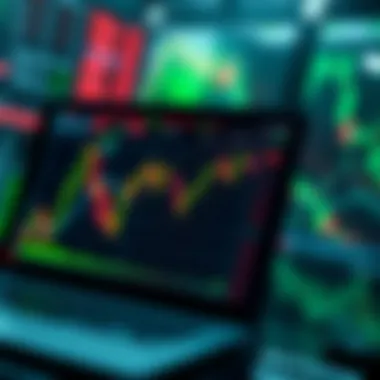 Stock market analysis graphic