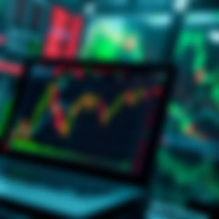 Stock market analysis graphic