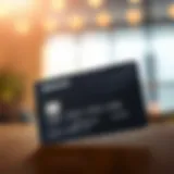 Marriott Business Card showcasing its elegant design