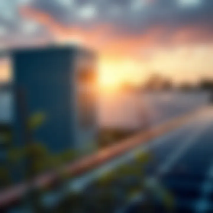 Understanding Solar Inverters Close-up of a solar inverter in operation