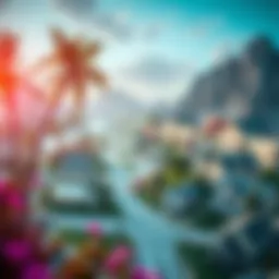 Stunning virtual landscape showcasing real estate opportunities