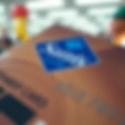 Sams Club Credit Card close-up with membership card