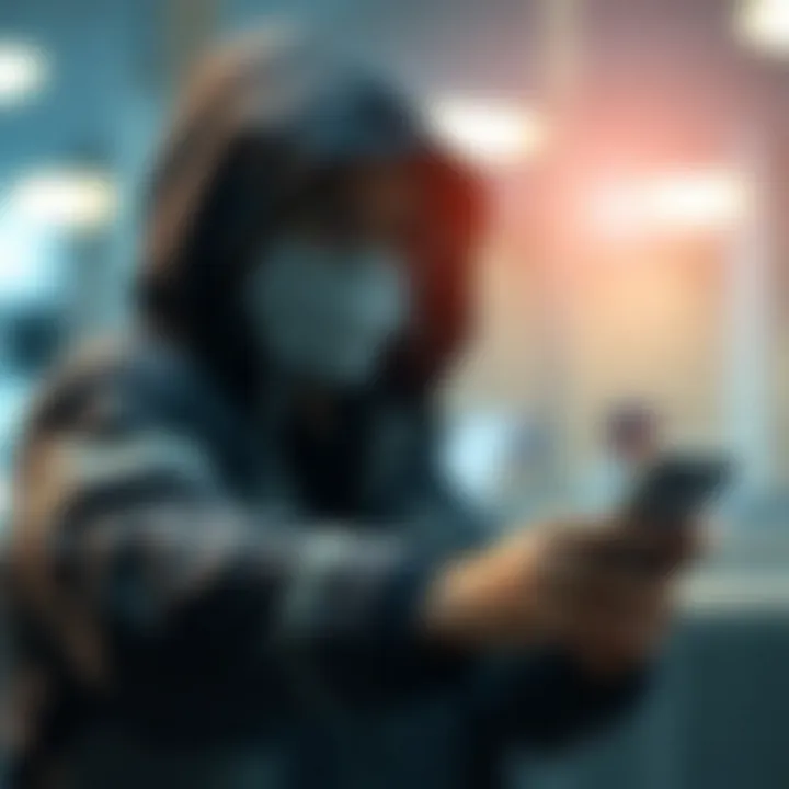 Secure transaction illustration for digital payments