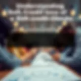 Visual representation of soft credit checks