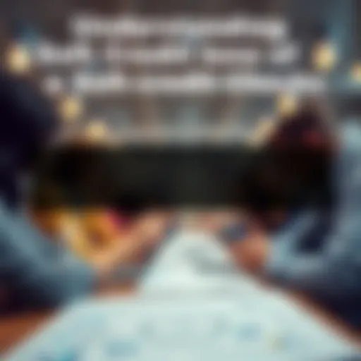 Visual representation of soft credit checks