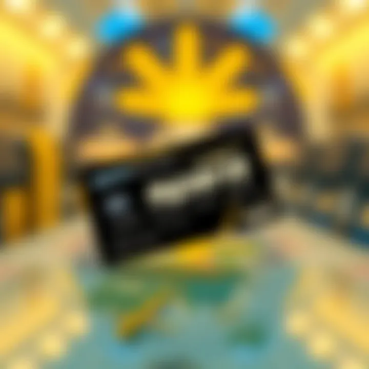 A visual representation of travel rewards strategy using the credit card