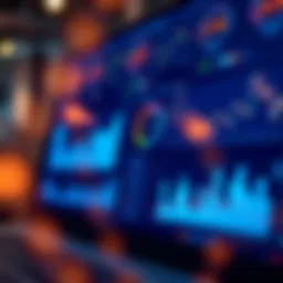 Data analytics dashboard showcasing business metrics