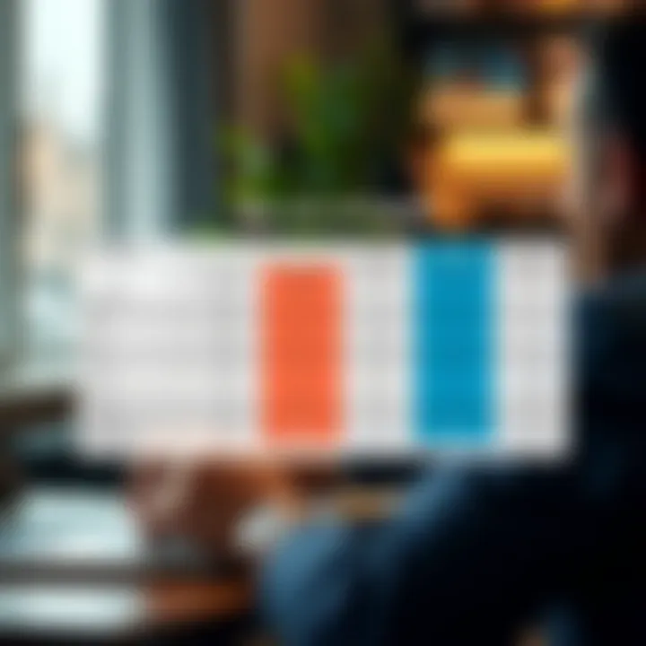 Comparison chart of Ally Line of Credit with other credit options