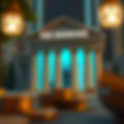 A representation of a bank with no monthly fees