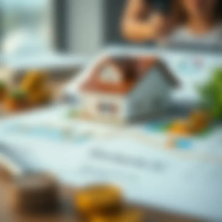 Chart analyzing long-term financial planning in relation to mortgage points