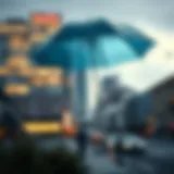 Visual representation of umbrella coverage benefits