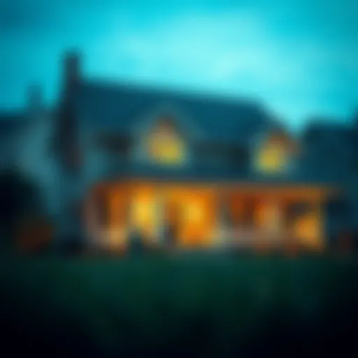 The Significance of Down Payments in Home Loans Visual representation of a house with financial elements