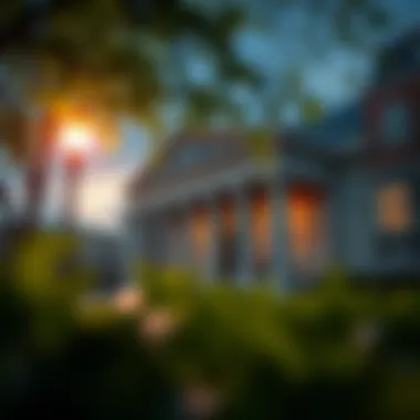 Illustration of a bank building representing secure transactions