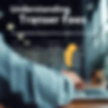 Infographic displaying common fees associated with wire transfers