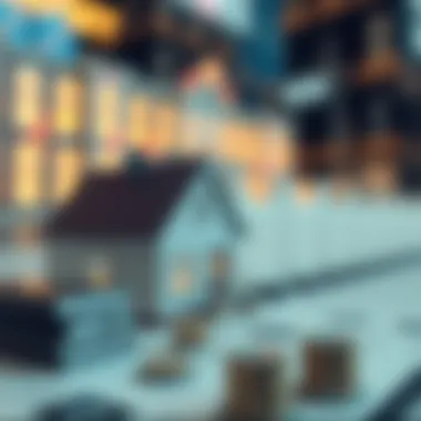 A visual representation of economic indicators impacting refinancing