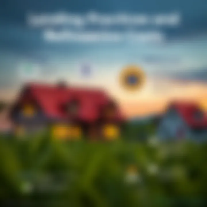 Infographic detailing individual lending practices influencing refinance costs