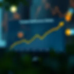 Graph illustrating the trend of refinance rates over time